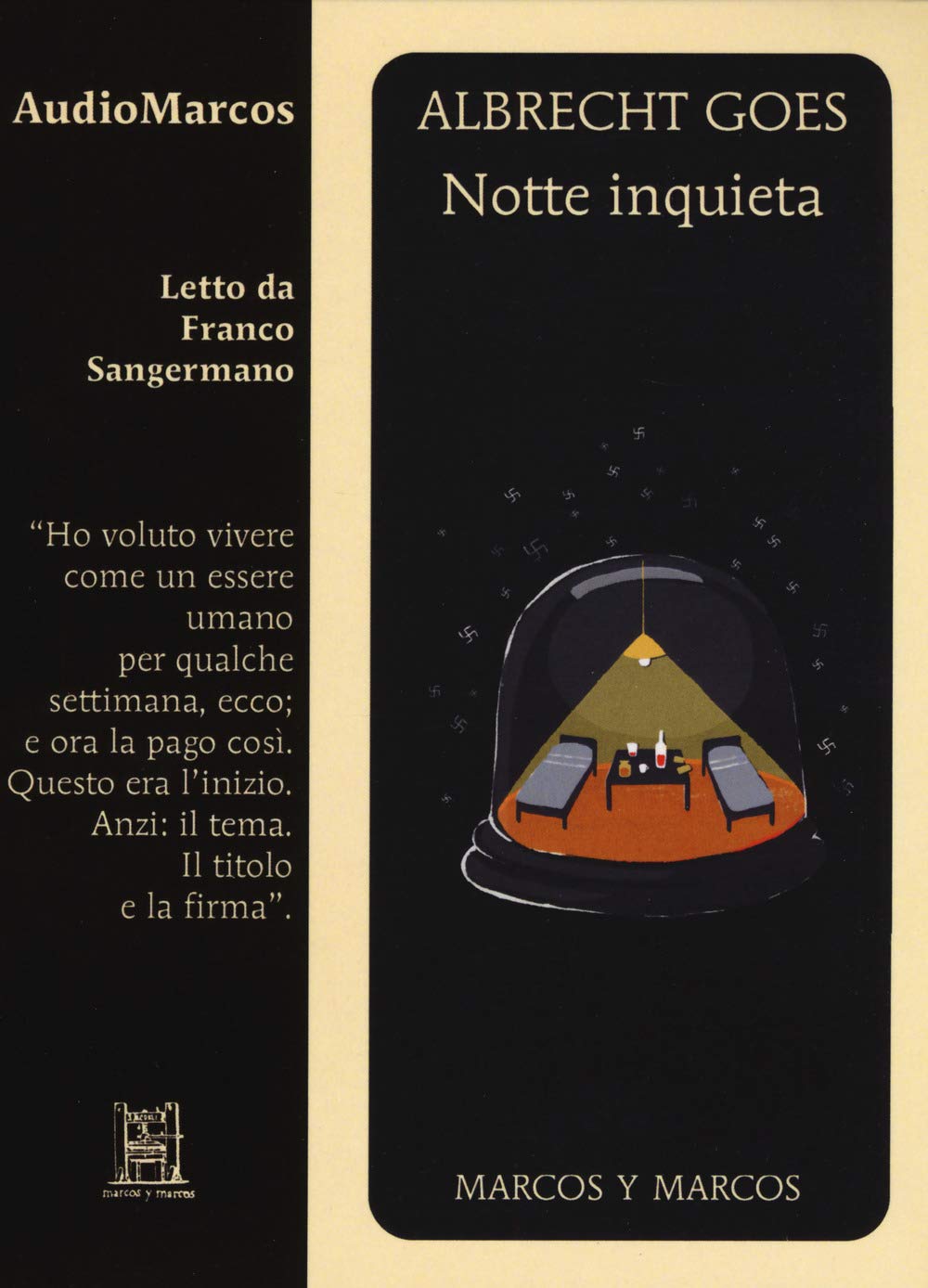 Notte Inquieta Letto Da Franco Sangermano. Audiolibro. Cd Audio Formato MP3 - 4
