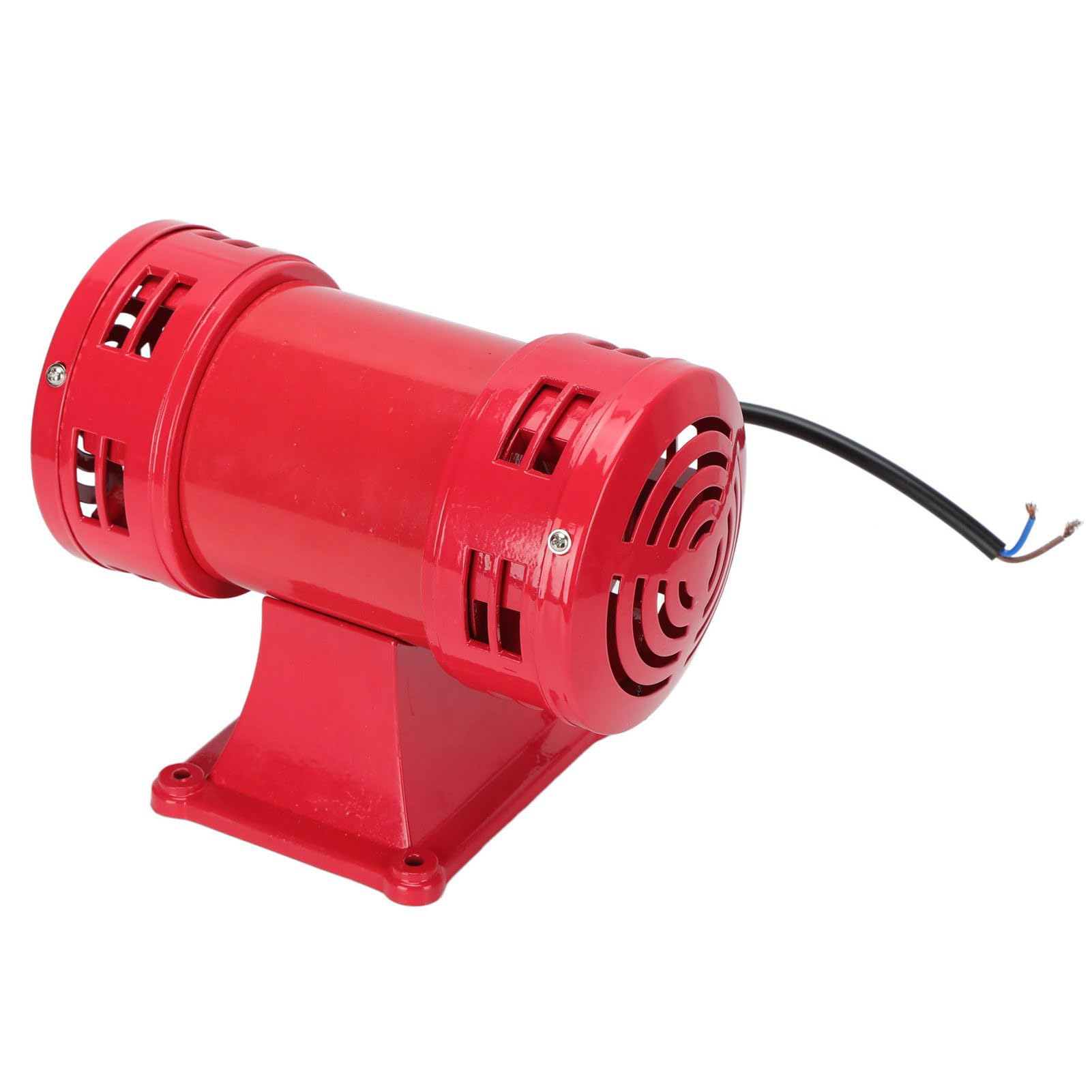 Zerodis Alarma de Motor de 135 DB Sirena Eléctrica de Ataque Aéreo de Sonido Continuo de Doble Vía AC 220 V MS-490 con Aleación de Aluminio de Acero Inoxidable para Minas, Barcos,