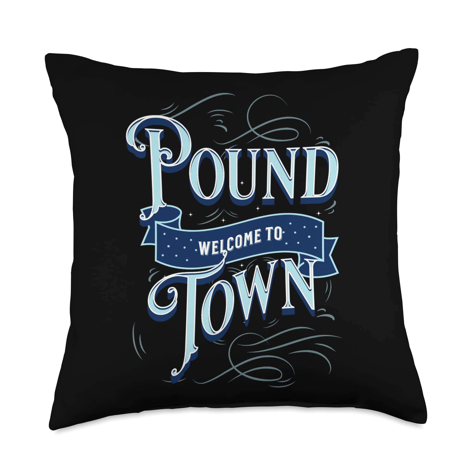 Amazon.com: Welcome To Poundtown Throw Pillow : Home & Kitchen