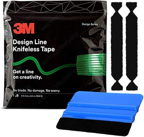Design Line - Rollo de cinta (164.0 ft), incluye kit de herramientas