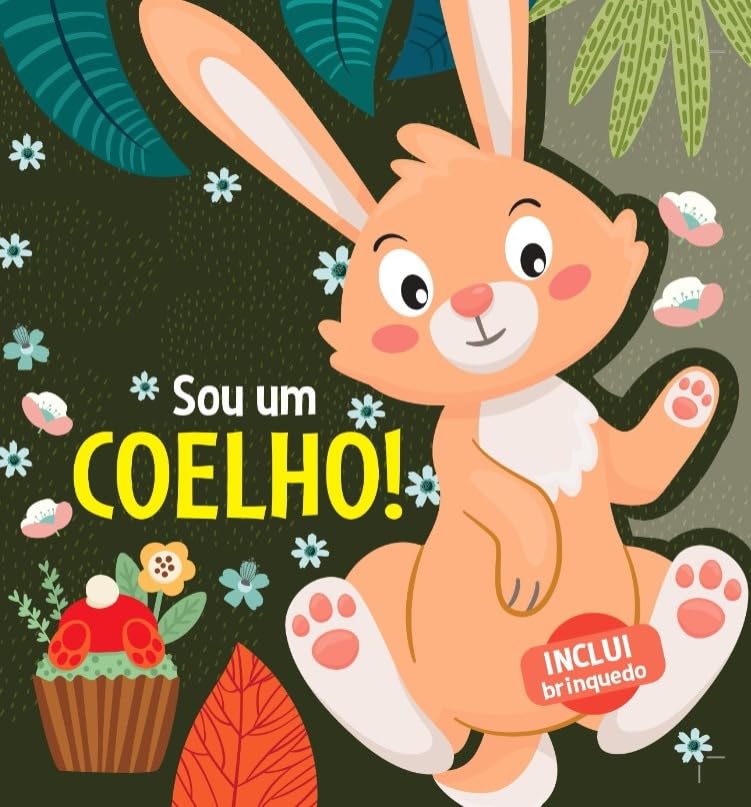 Livro com Pel&uacute;cia - Sou um Coelho