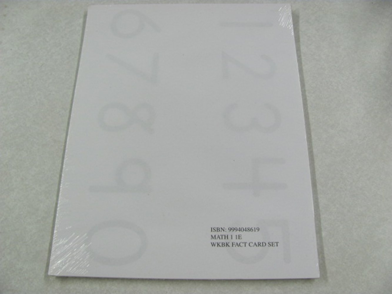 Saxon Math 1 Fact Card Set ONLY (1E) (Saxon Math 1: An Incremental ...