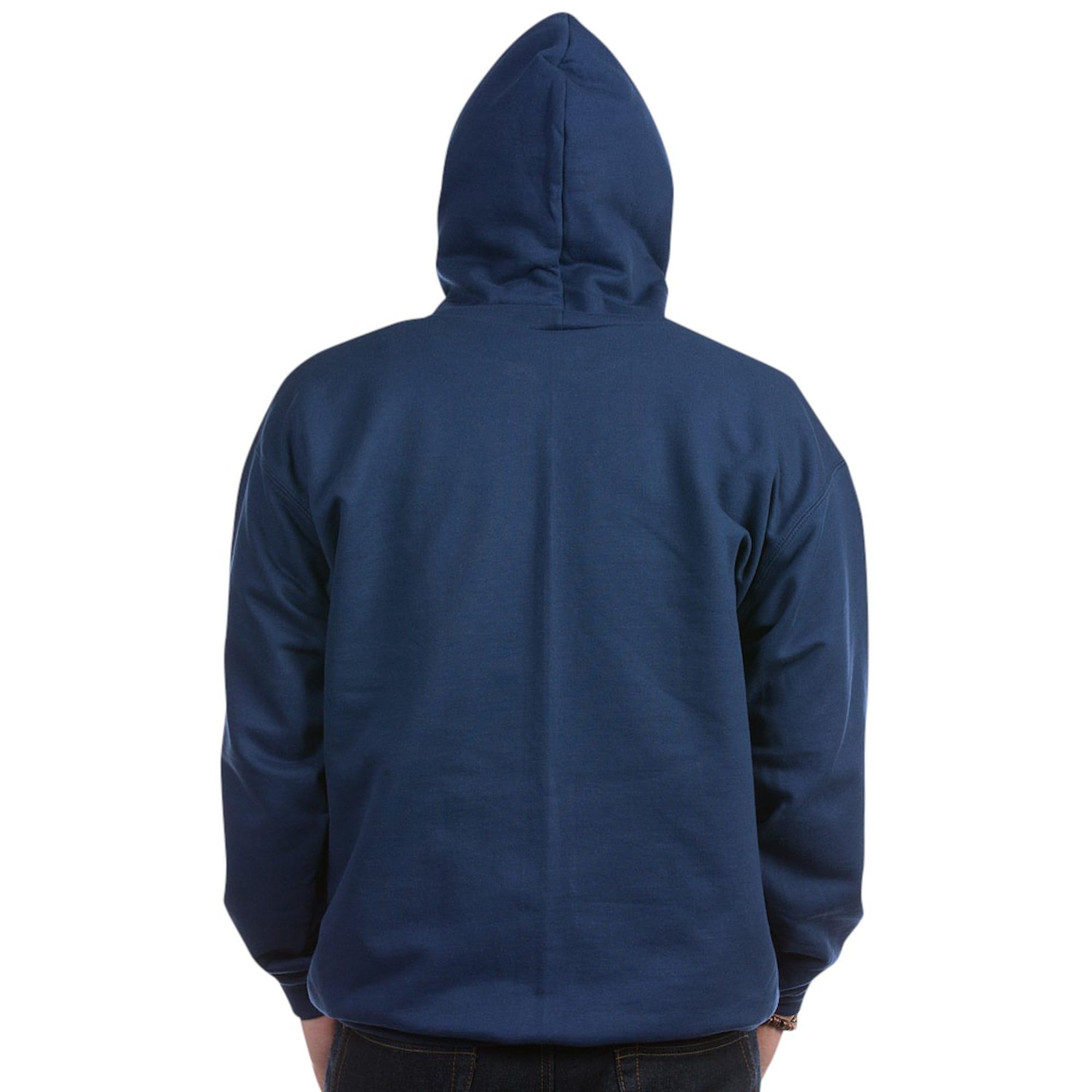CafePress U.S. Air Force Zip Hoodie (Dark) Men's Dark Zip-Up Hoodie Sweatshirt Navy