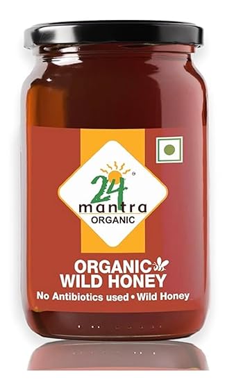 24 Mantra Organic Wild Honey - 250gms | Pack of 1 | Chemical Free & Pesticides Free | Free from Sugar Syrup