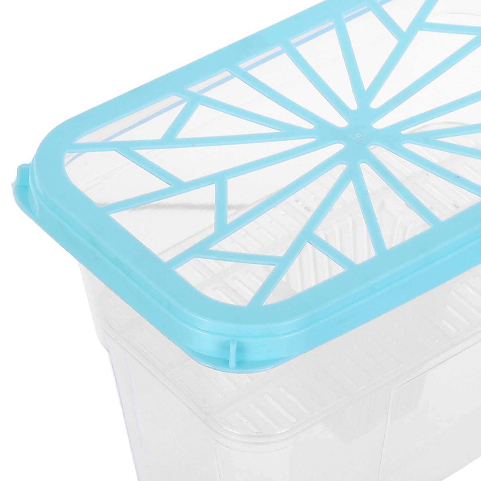 6piezas Caja Deshumidificadora Vacía de Plástico Contenedor Rellenable Tapa para Armarios Domésticos