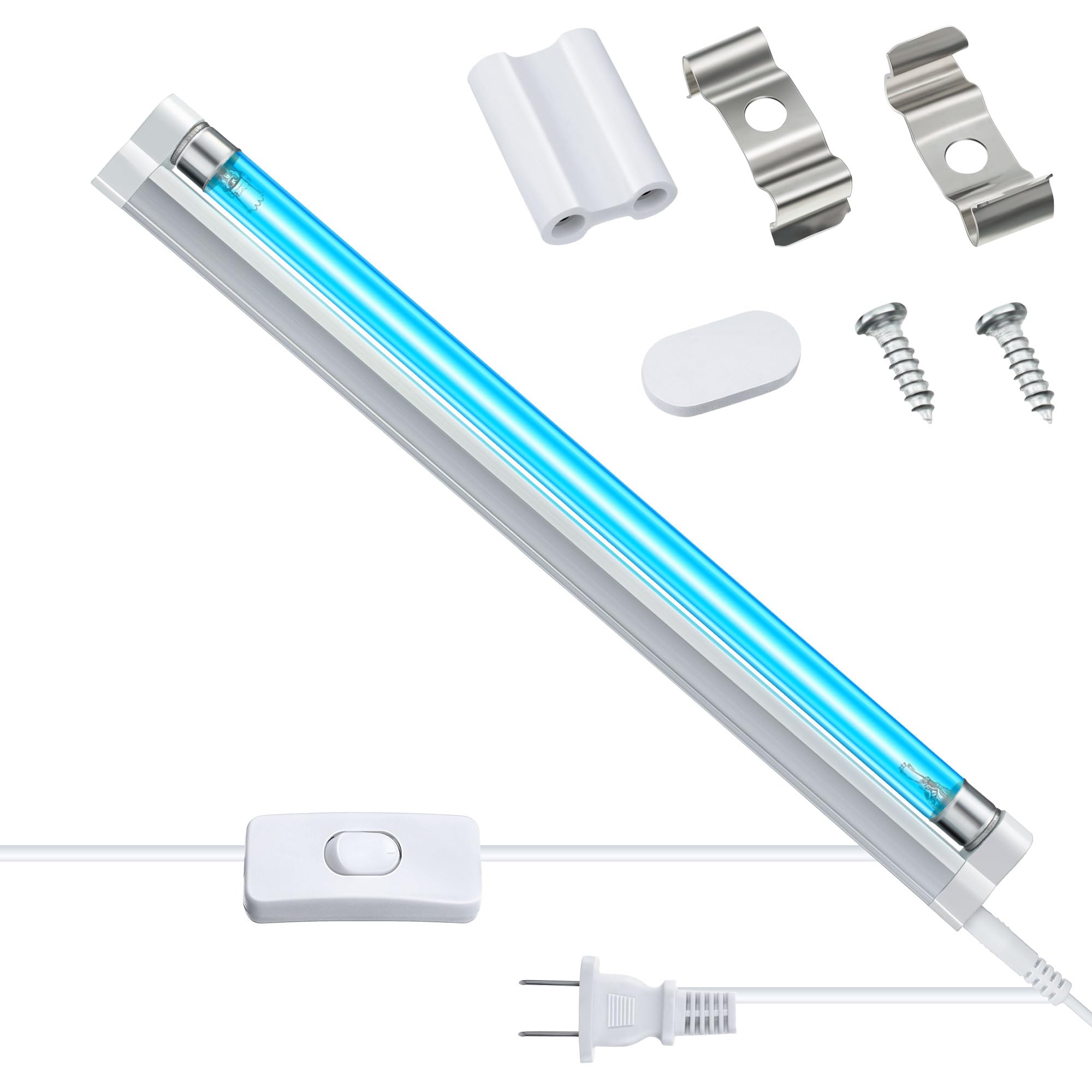 ユーリウムページ Qualirey 1 Pack UV Lamp Ozone Free, 253.7nm Wavelength UVC
