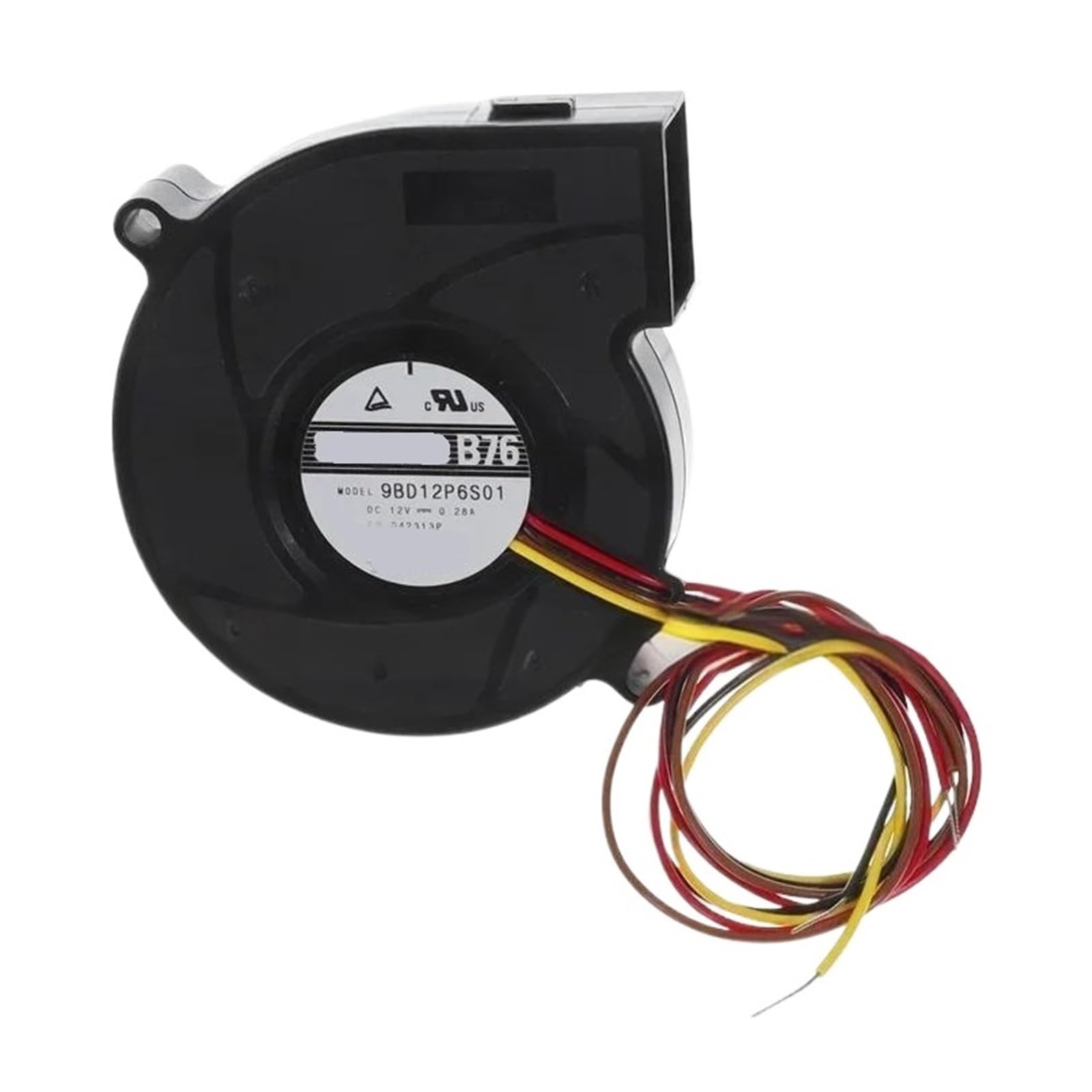 Lzikkgki One Color 9Bd12p6s01 12Vdc Fan 76X69.7x20mm 3.36W 4Wire 4500Rpm