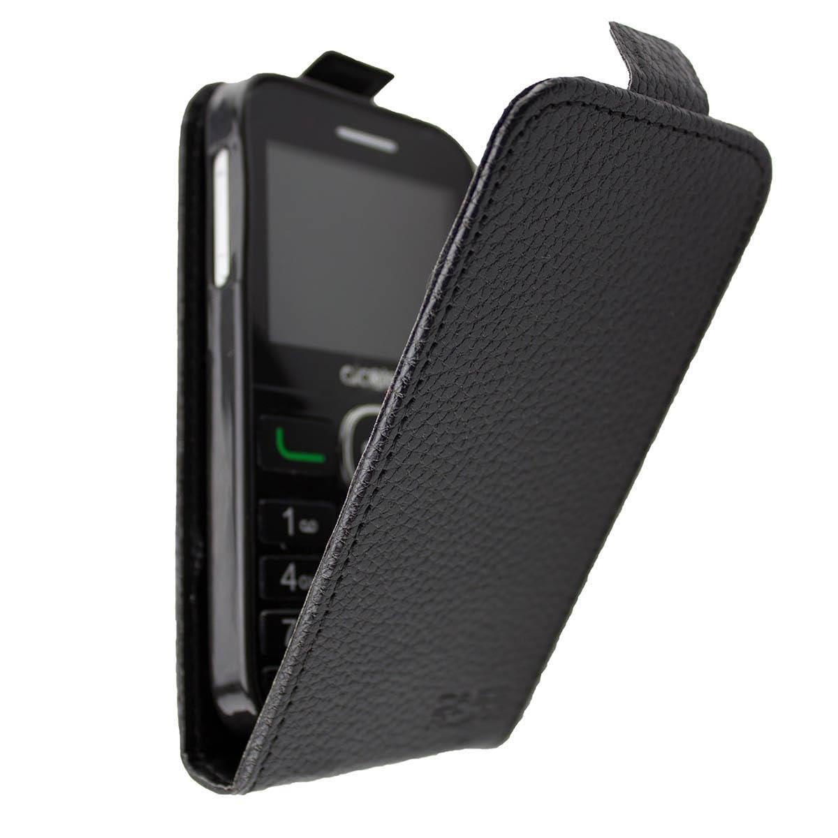 caseroxx TPU-Custodia per Alcatel 2008G in nero + Protettore Schermo