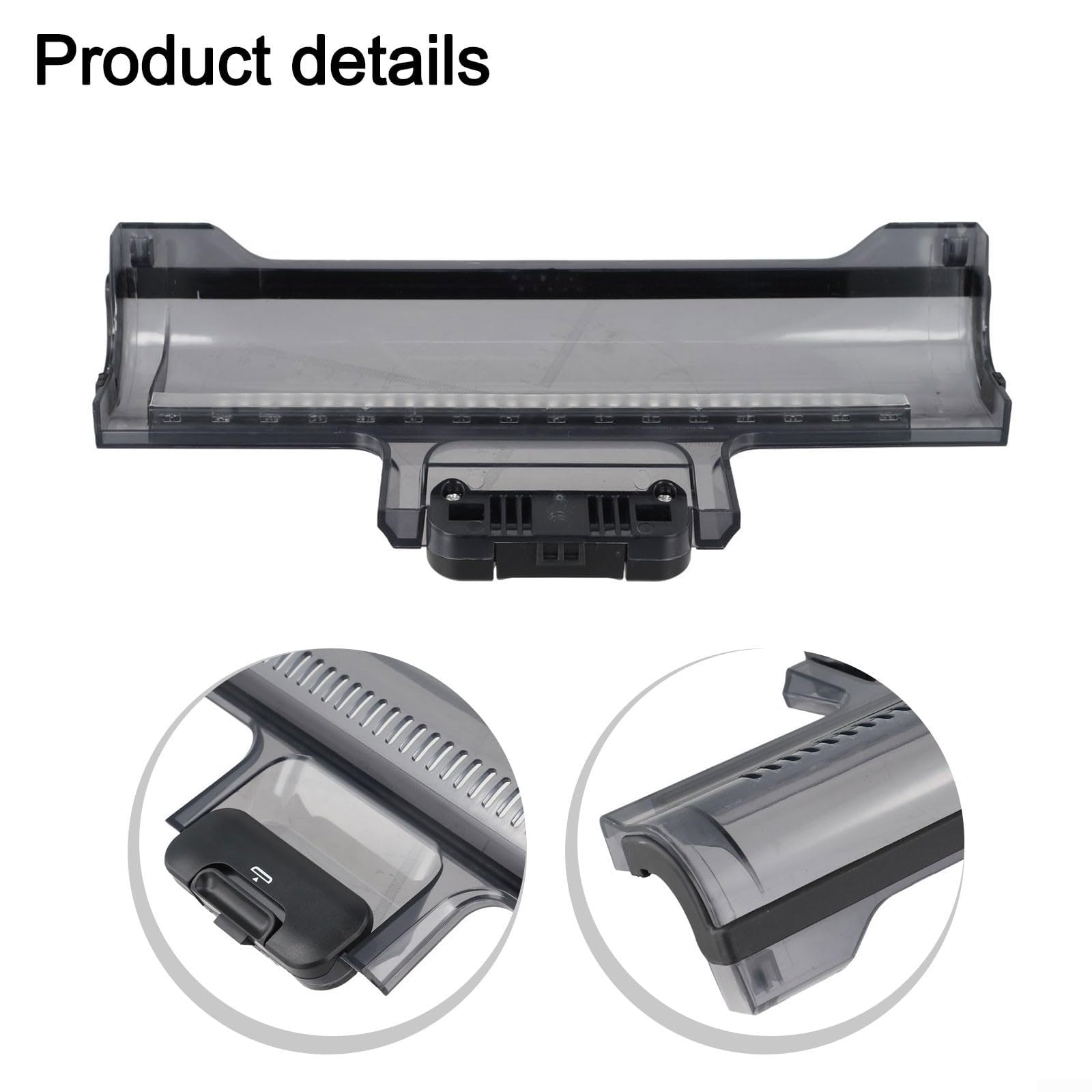 Hauptbürstenabdeckung als Ersatzteil für Tineco Floor S3 Staubsauger mit Anti-Wrap-Bodenschutzpad, einfache Montage Dank Schnalle, Polycarbonat