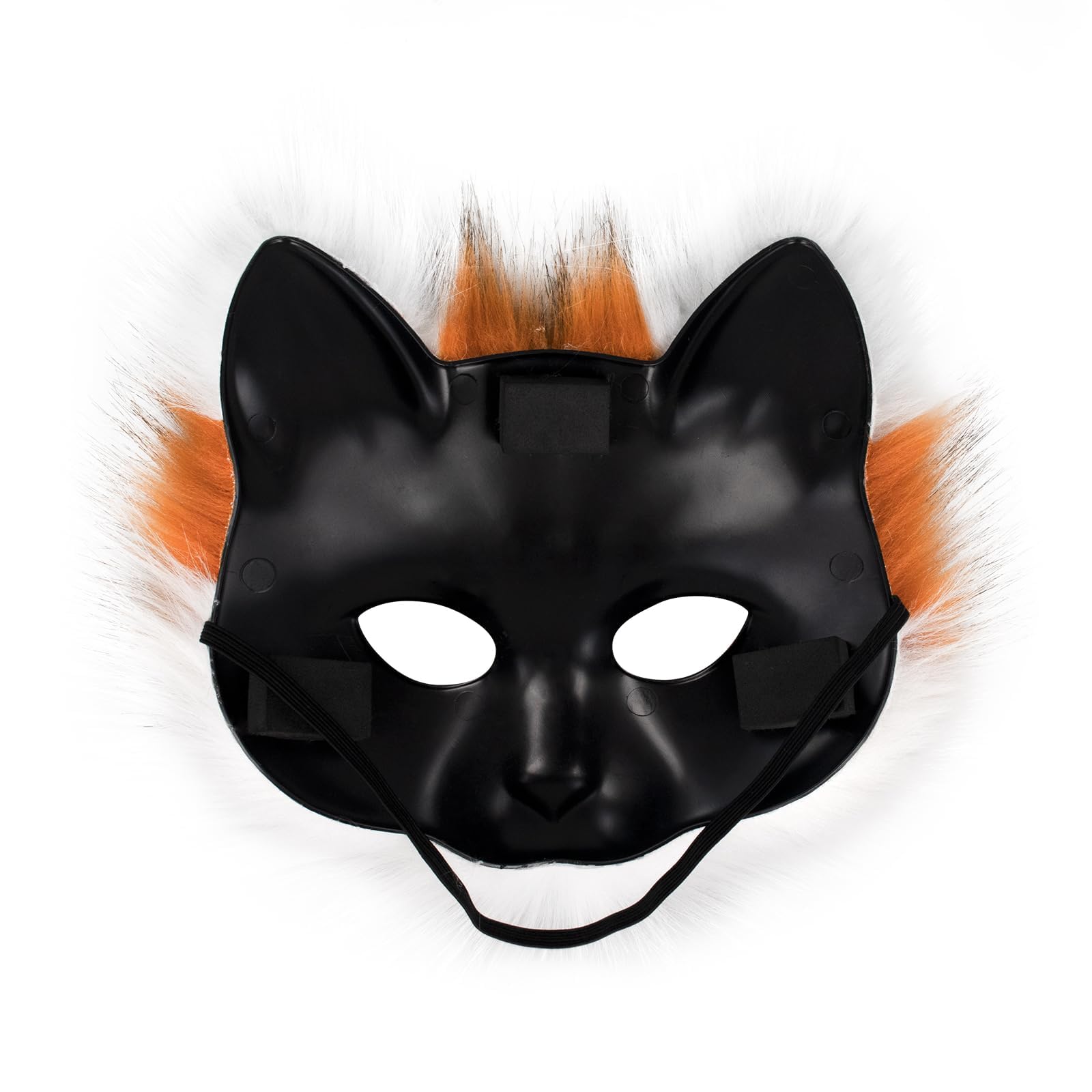 Fuchs Kostüm Set, Fuchs Maske, Fuchs Therian Mask für Jugendliche und Erwachsene, Plüsch Fuchs Maske mit Tail Handschuhe, Tier Cosplay für Halloween, Party Cosplay, Weihnachten, Karnevalspartys