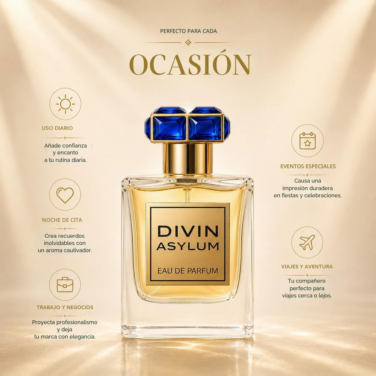 Pendora Fragrance World Divin Asylum Agua perfumada para hombre 100 ml Eau De Parfum Perfume Árabe