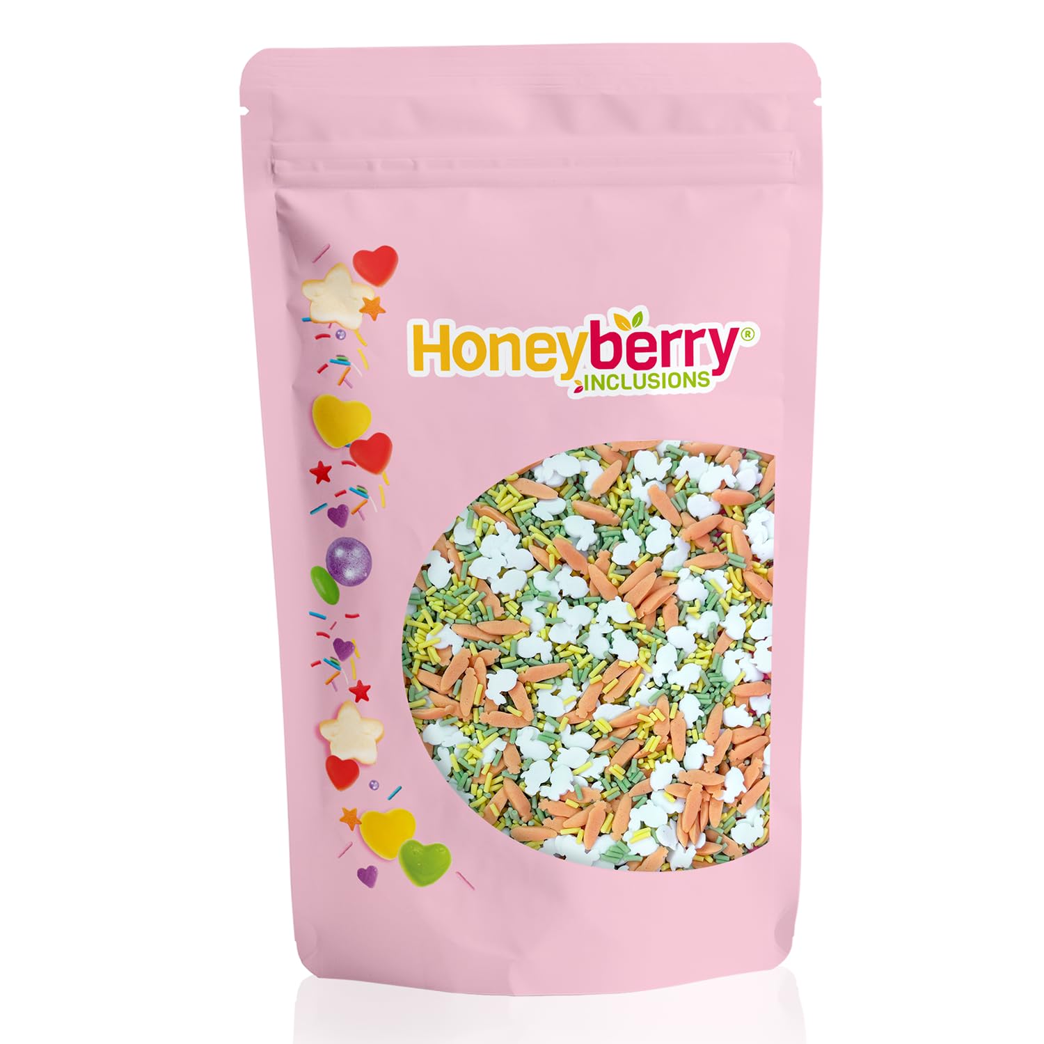 HONEYBERRY Osterstreusel Mix 200g - Natürliche Essbare Ostern Streusel Tortendeko – Ostern Streudekor, Oster Zuckerstreusel Perfekt zum Backen, für Kuchen, Kekse und Desserts - in der EU Hergestellt