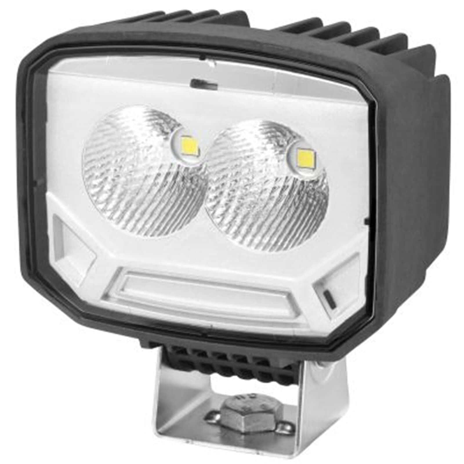 HELLA LED Oświetlenie pomocnicze - Power Beam S - 12V / 24V - 1000lm - przykręcany/Oprawa - Wychylny pałąk montażowy/wiszący/stojący - Oświetlenie dalekosiężne - 1GA 996 588-011