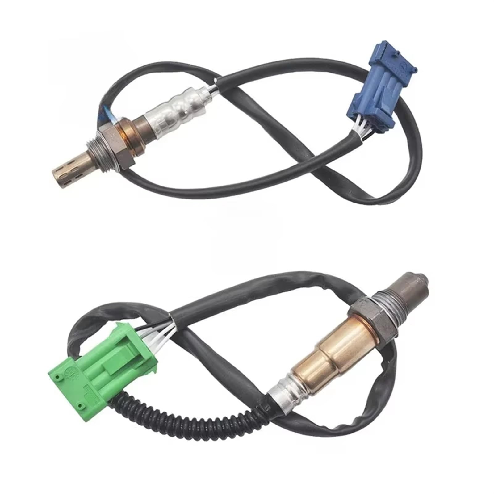 De Sonde Lambda Capteur D'oxygène Lambda O2 pour Peugeot 1007 106 206 207 306 307 406 407 607 pour BIPPER pour Partner 1.1 1.4 1.6 I 16V 96368765 9657632980 Sonde D’Oxygène(Green Oxygen Sensor)