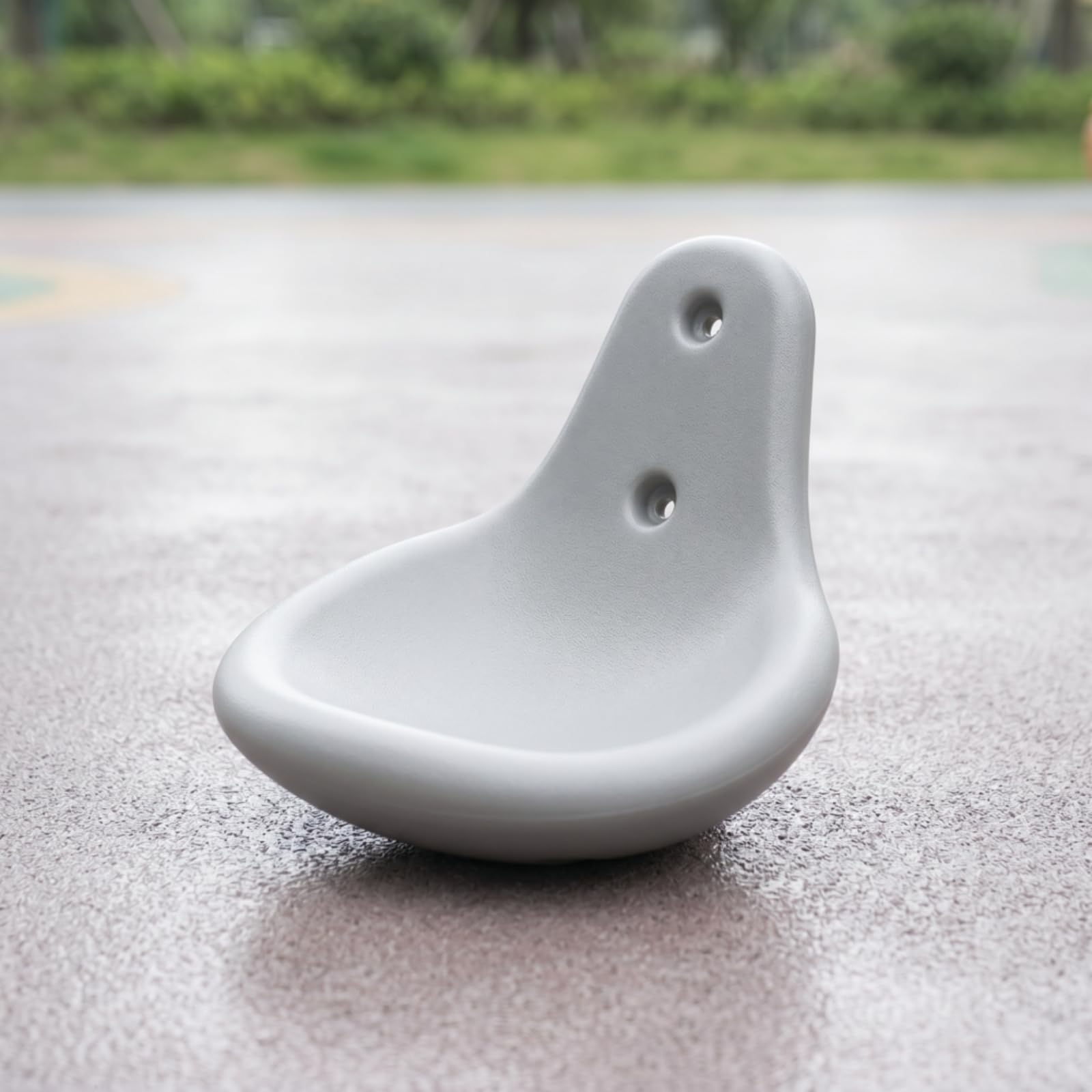 Wippsitz Kinder Schaukelwippe Sitz Ersatzteil Rutschfest Ergonomisch Wetterfest für Kindergarten Spielplatz Außenbereich, Orange, Rotationsgeformt