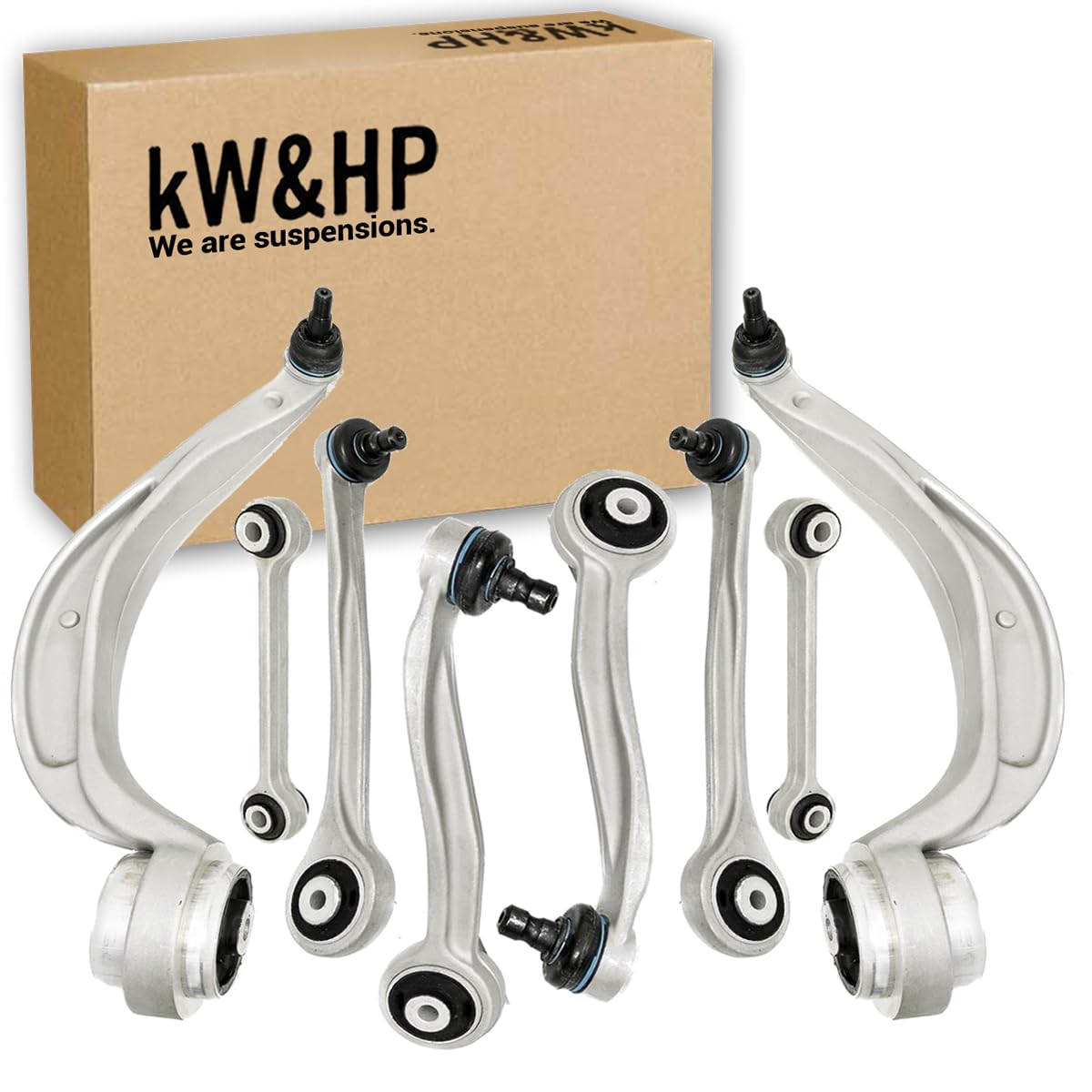 KIT 8PZ BRACCI BRACCETTI AVANTRENO PER A4 (8K2 B8), A4 AVANT (8K5 B8), A4 ALLROAD (8KH B8), A5 (8T3 8TA 8F7), Q5 (8RB)