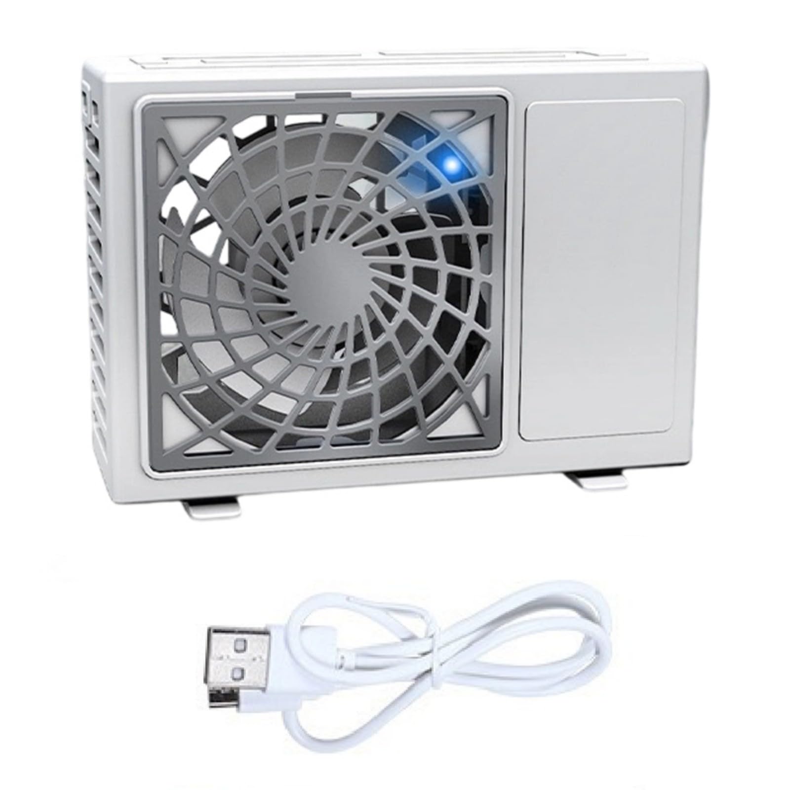 Bottone Quiet Air Cooler Fan Lightweight for Outdoor School Desk Cooling USB Rechargeable Desktop Fan