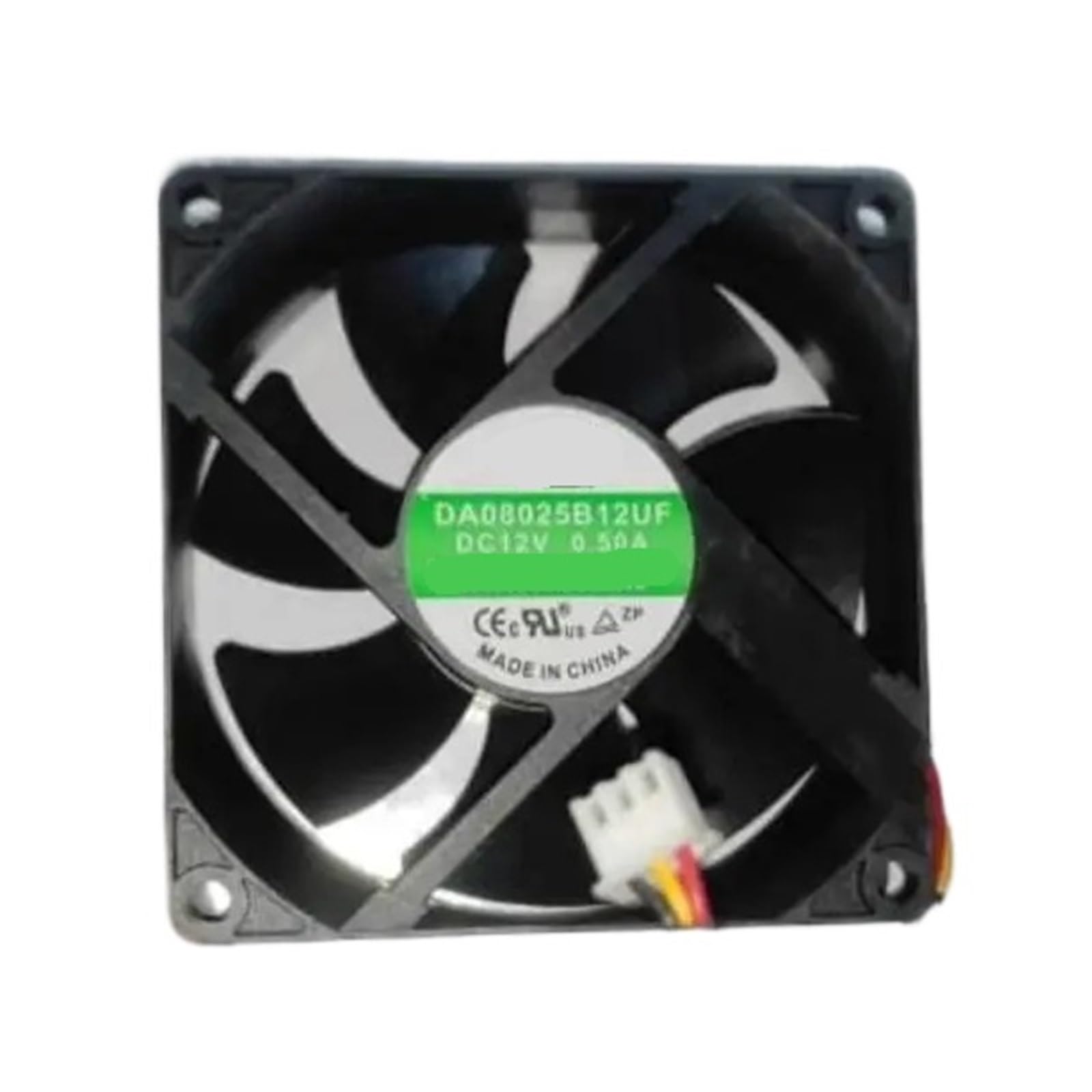 QNEZIQTMH Fan DA08025B12UF 8025 12V 0.50A 8cm Cooling Fan(3line detection)