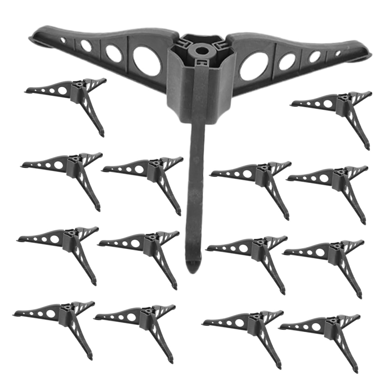 OFFSCH 15pcs Christmas Tree Base Holder Stand for Xmas Trees Sturdy Support Bracket for Home Decoration