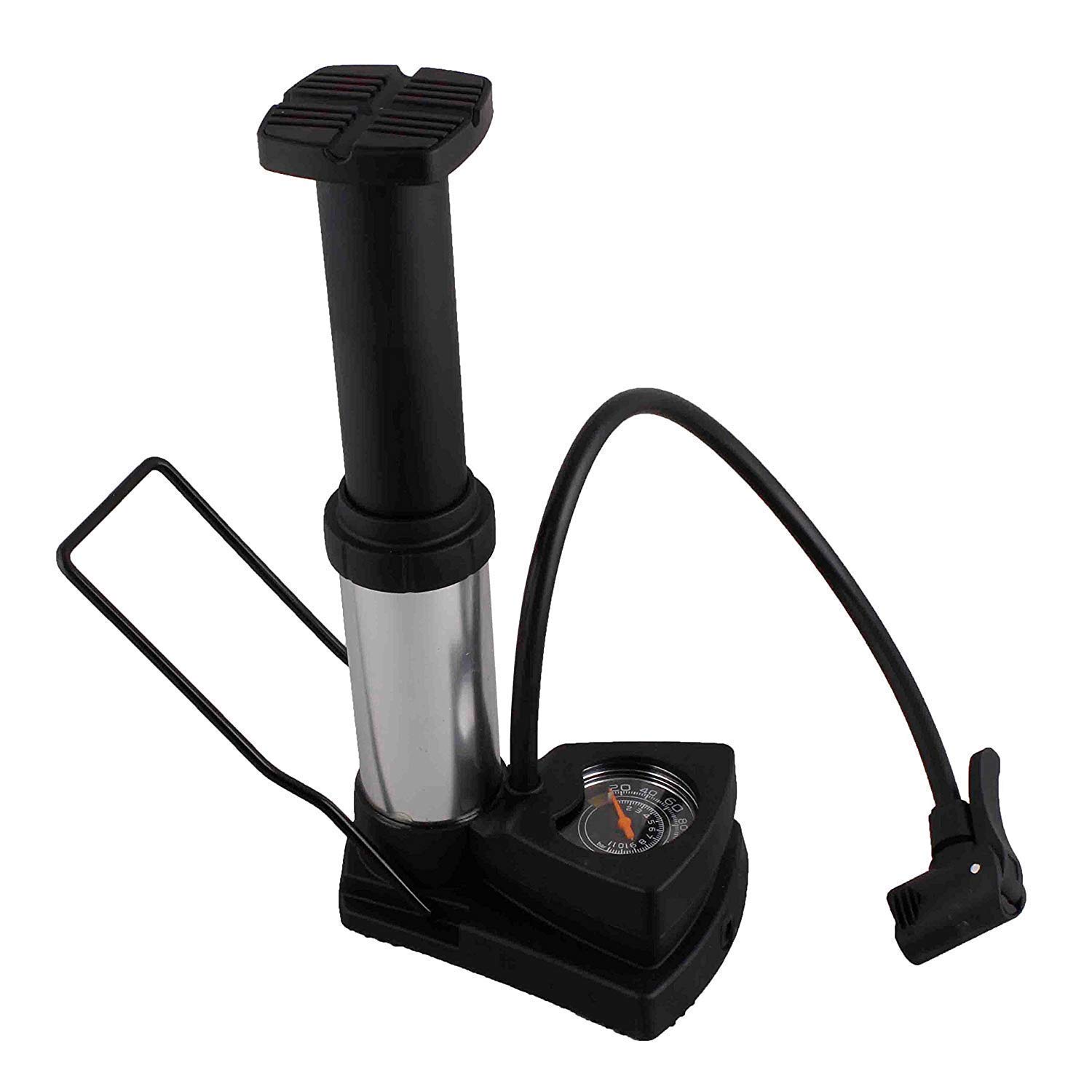 SUKHAD Mini Bike Pump Foot Activated Floor Pump Air Pump for Car and Bike Bicycle, 9 X 13.2 X 17 cm, Black (B07NVD3RR5) Amazon Price History, Amazon Price Tracker