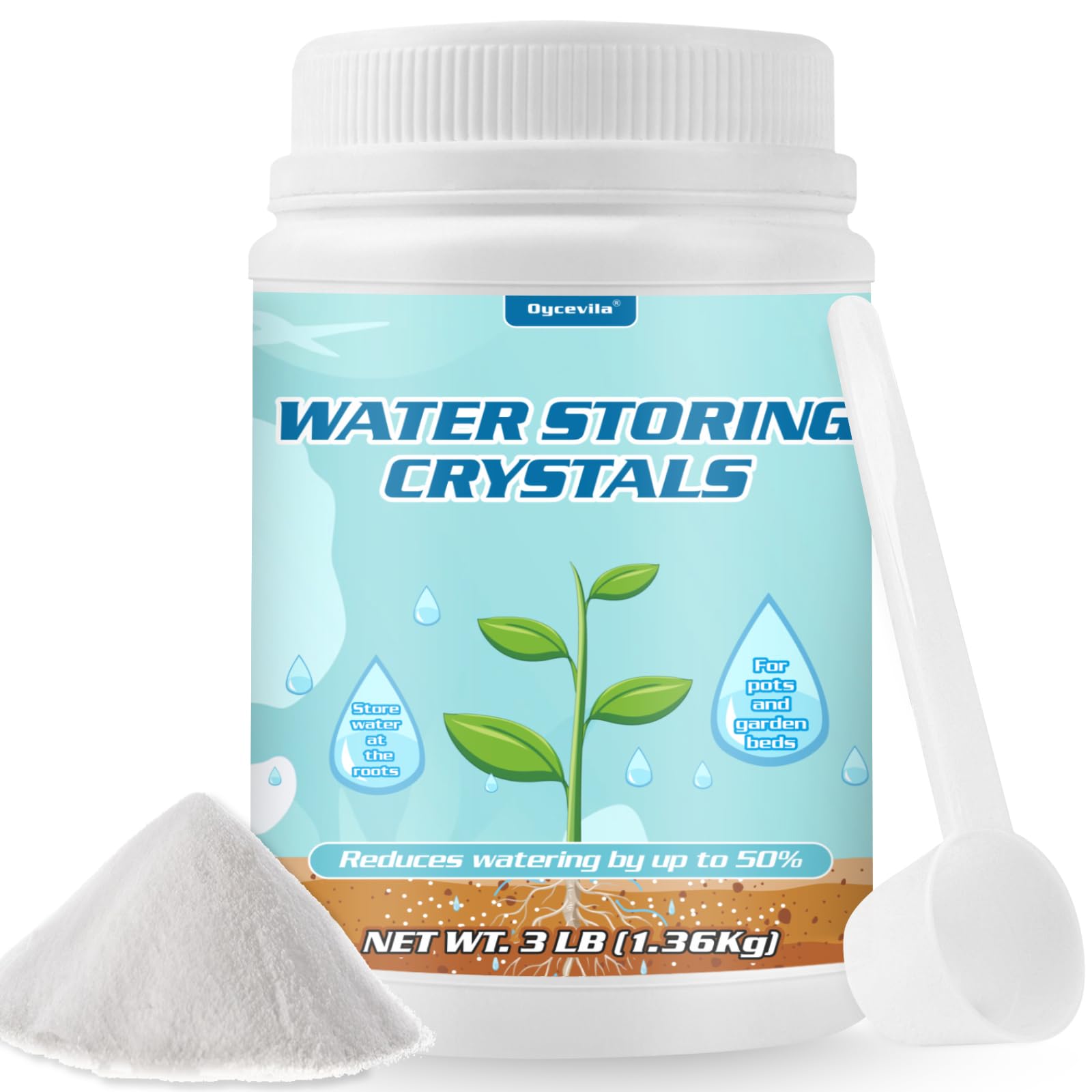 Oycevila 3LB Water Storing Crystals