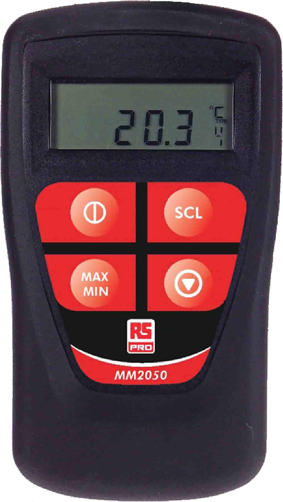 RS PRO Digitales Thermometer, Verdrahtet, 1 bis 850 °C ±0.05% max, Messelement Typ Pt100