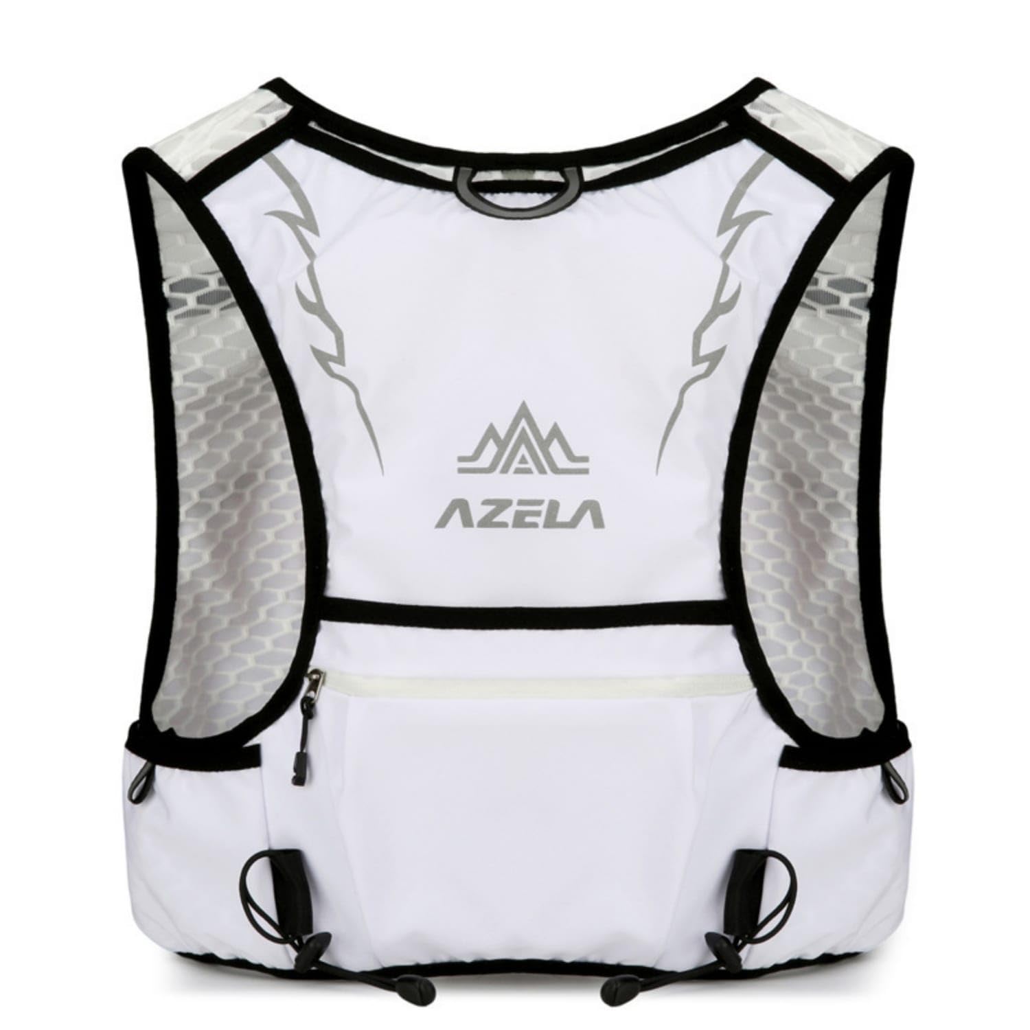 Lightweight Running Hydration Vest Breathable Hydration Vest Reflective Backpack Adjustable for Runners, Cyclists, Commuters, Cycling, White-image-41