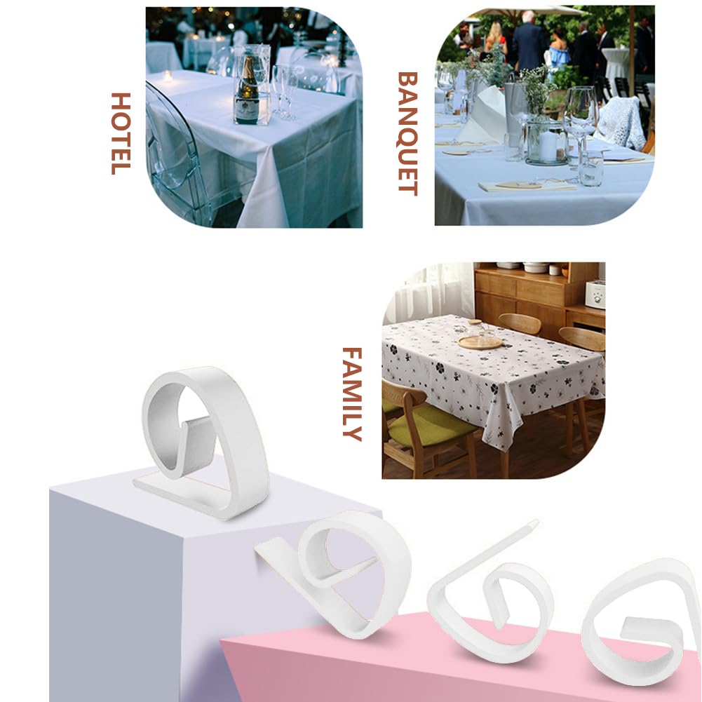 Lot De 8 Pinces à Nappe - Pour Table De Jardin, Extérieur, Anti-vent, Installation Facile
