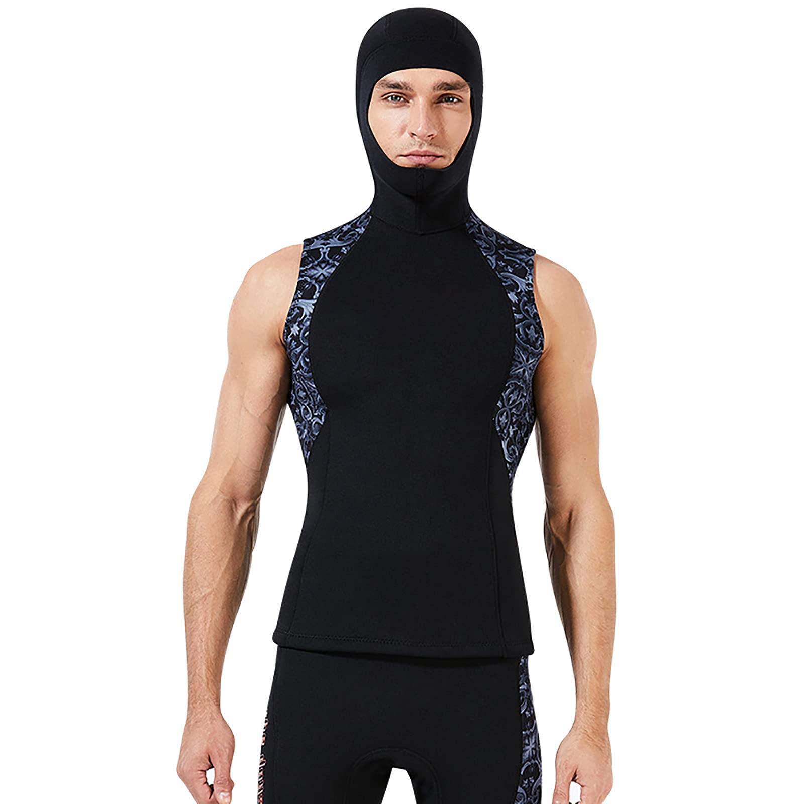 Gilet Subacqueo 3mm In Neoprene Donna Con Cappuccio Quantum Stretch Taglia 5/6