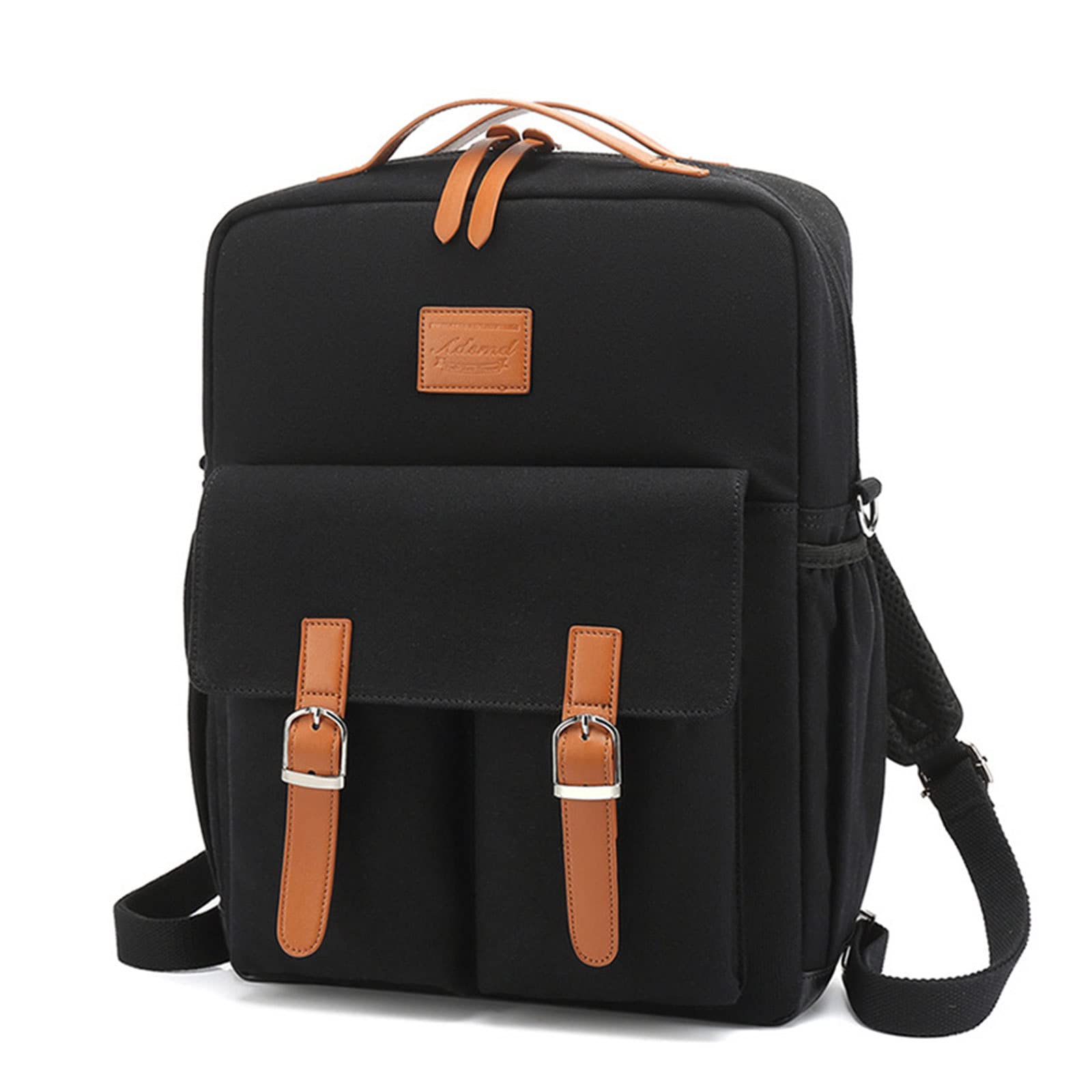 AADECOR Mochila Escolar Ligera Mochila Informal Mochila universitaria para portátil de 14" para Hombres y Mujeres Mochila de Viaje Resistente al Agua、 Mochilas antirrobo,Black