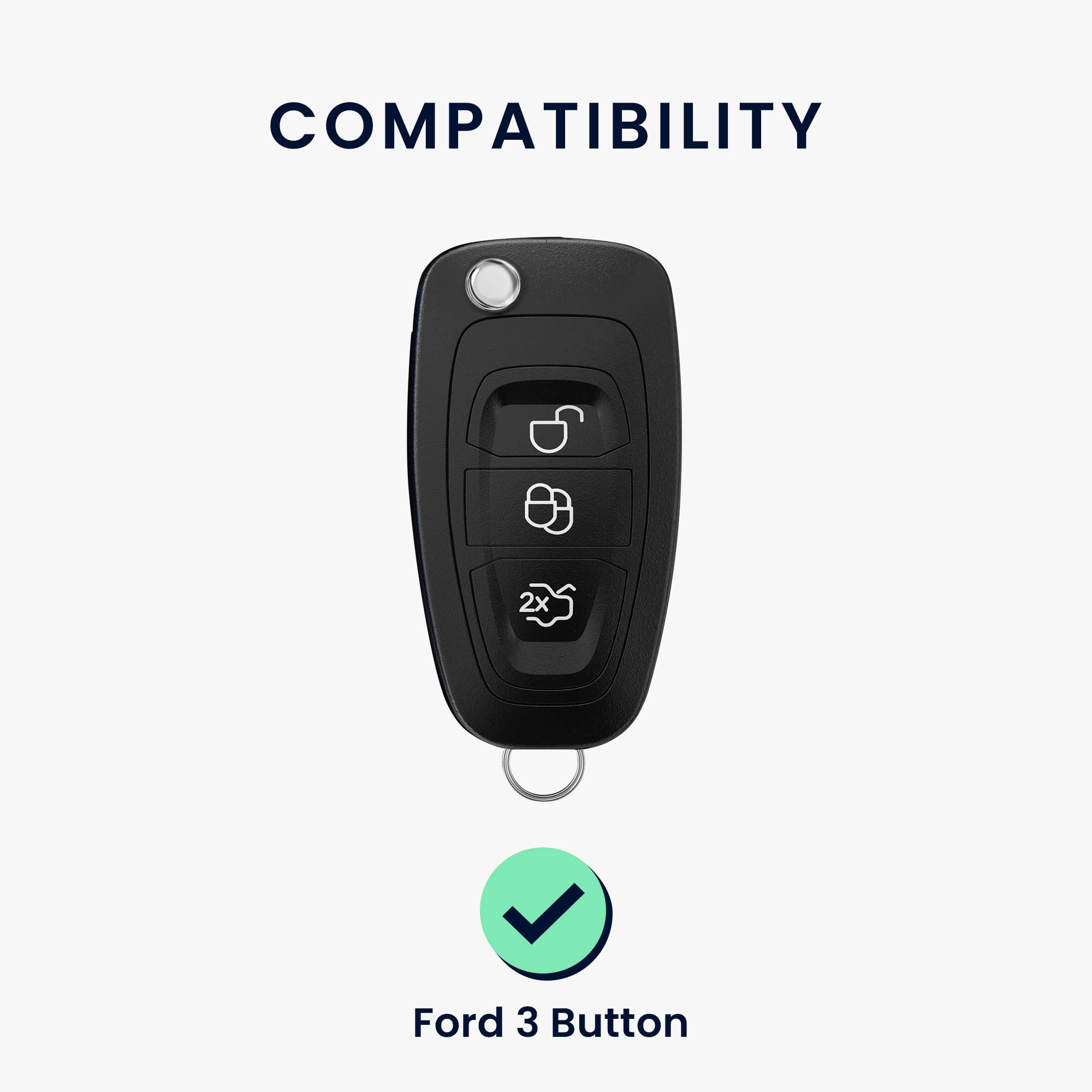 Amazon.co.jp: kwmobile 対応: Ford 3-ボタン 折りたたみ 車のキー