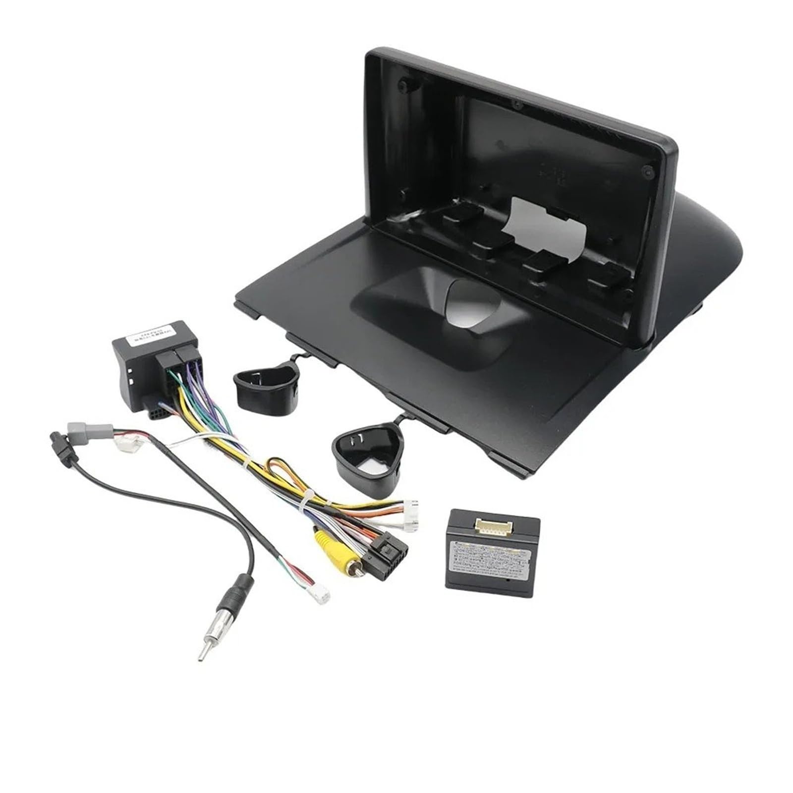 Adaptador De Fascia para Marco Coche 9 Pulgadas, Caja Canbus, Kit Panel Radio Android para Fiat Scudo 2007-2016 Marco Panel Radio Coche