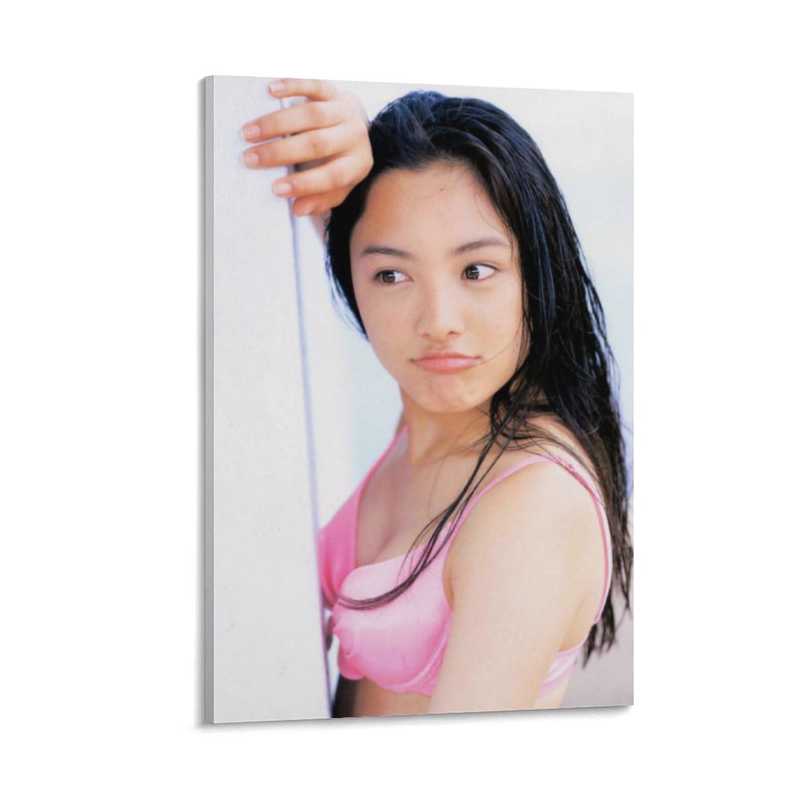 仲間由紀恵　水着 Amazon.co.jp: 仲間由紀恵水着セクシー写真貧乳ポスター壁の絵 壁飾り キャンバス 印刷 ポスター バスルーム 寝室装飾 絵画 油彩画  ウォールアート 素晴らしいギフト16x24inch(40x60cm)