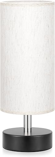 Miniatura 8 de Lámpara de mesa pequeña para dormitorio, lámparas de noche para mesitas de noche, lámpara de luz minimalista para mesita de noche, lámparas de