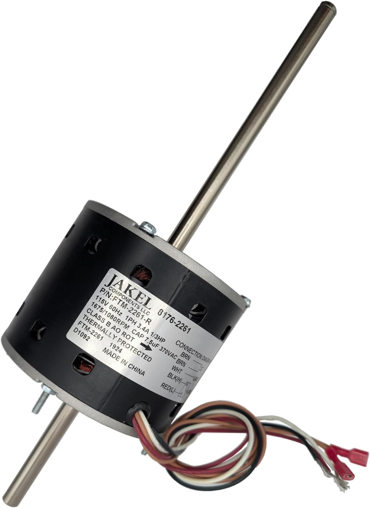 2-Speed RV Air Conditioner Motor | Replaces: Fasco D1092