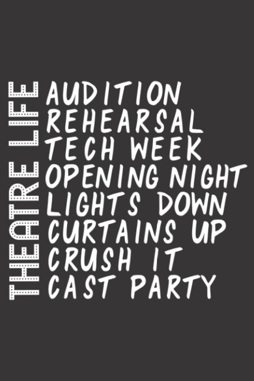 Theatre Gift Funny Acting Thespian Play Director SweaMeme: Daily Planner Notepad To Do Schedule, Medium 6x9 Inches, 120 Pages, Printed Cover
