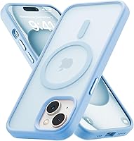 Vista 98 de Funda magnética para iPhone 15, resistente a las caídas, sensación de piel mate, a prueba de golpes, delgada, negro mate