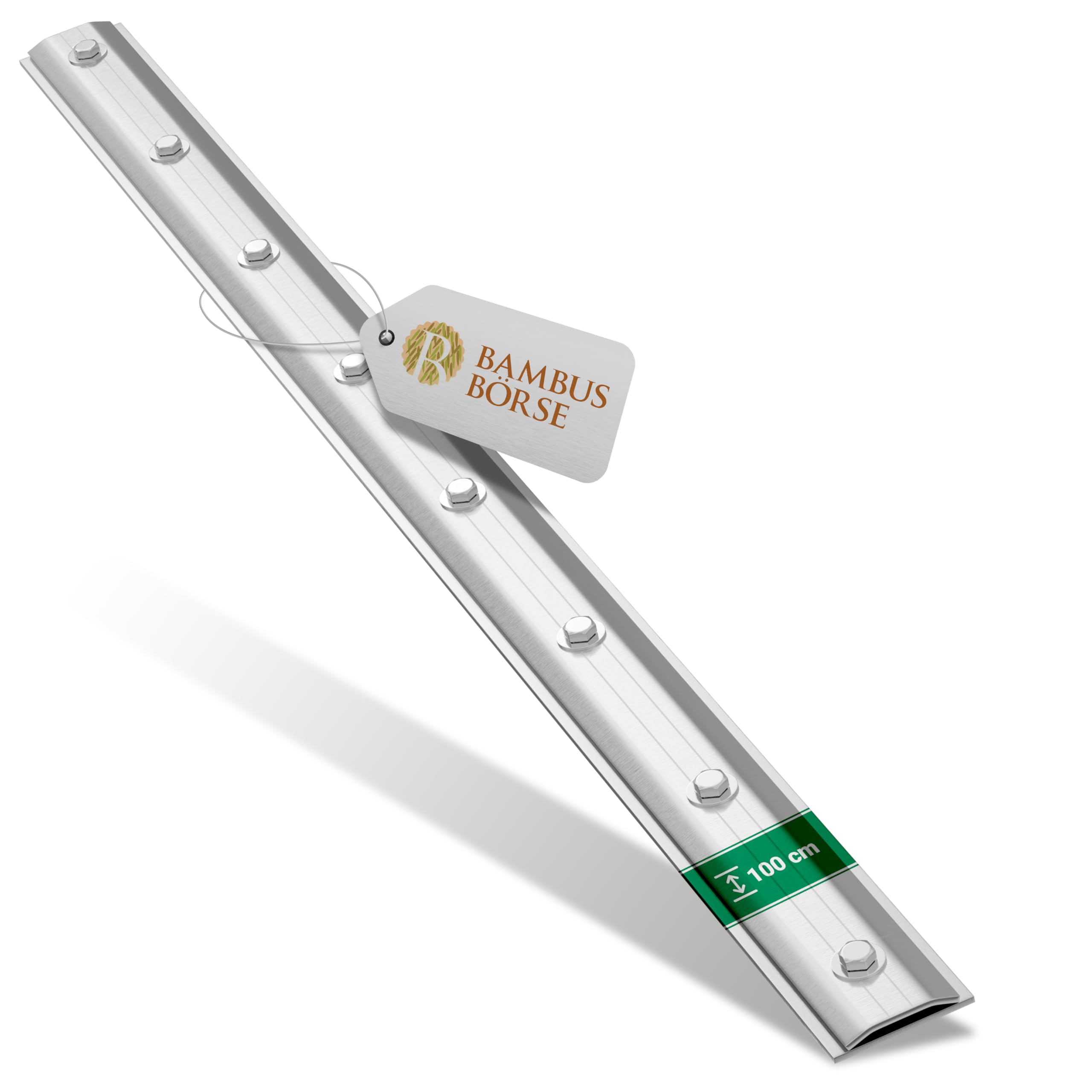 Rail de fermeture pour barrière anti-racines - Barrière anti-rhizomes 100 cm en aluminium [également disponible en 70 cm]