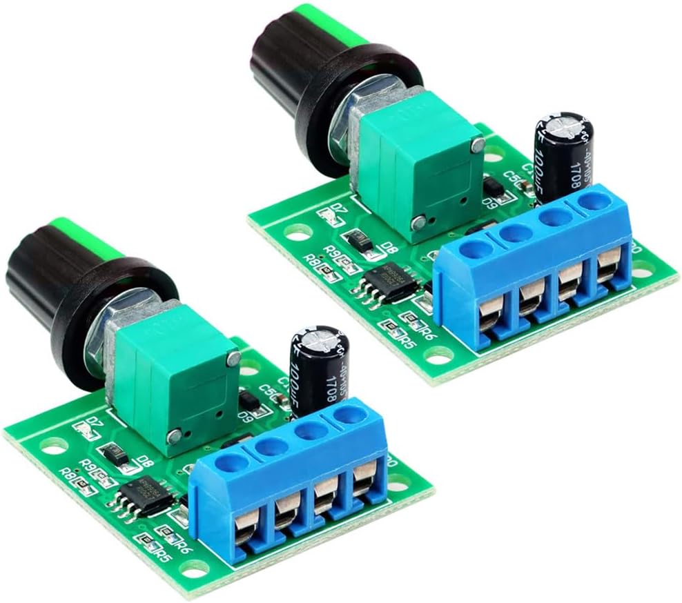 Greluma 1 Piece DC Motor Speed Controller 6V 12V 24V 3A 80W (PWM