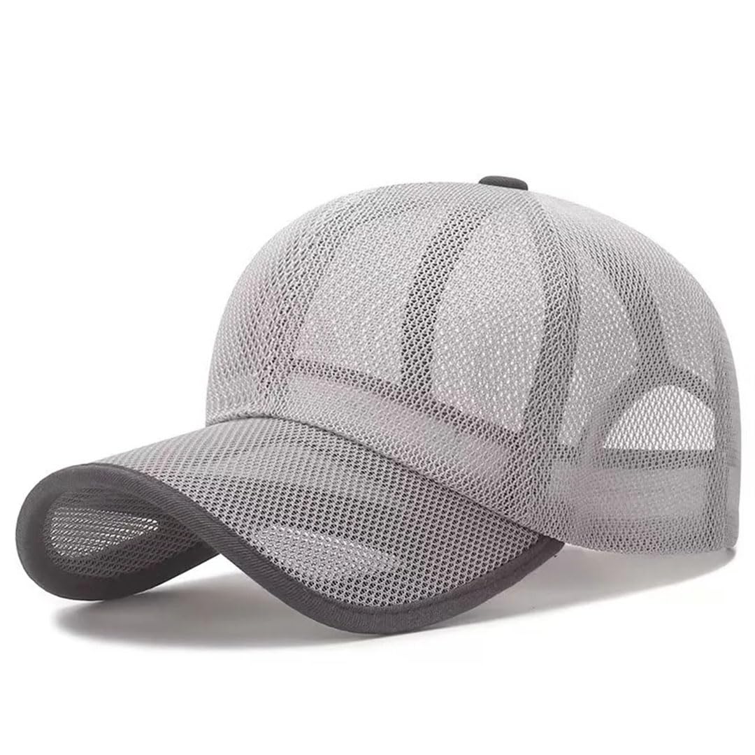 Cappellino da baseball traspirante a rete intera per uomo e donna per ombra e traspirabilità