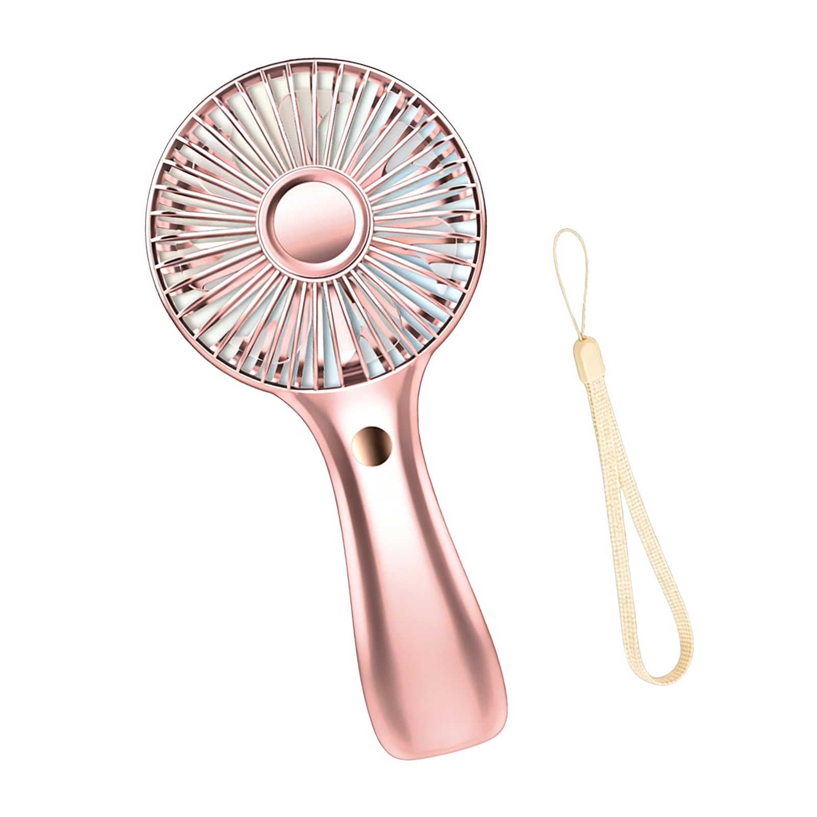FGJsfhrDTU Portable Fan, Handheld 6 Speed Portable for Travel Home Cooling Lightweight USB(B)