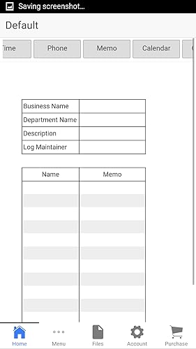 Phone Call Log