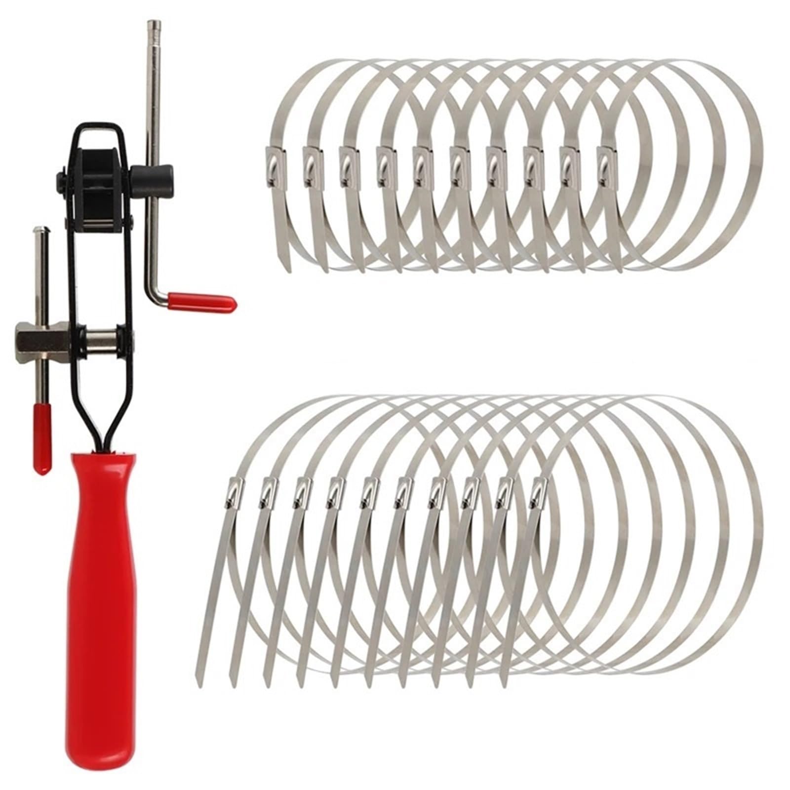 Jeu de joints-soufflets Pinces de serrage pour demi-arbre transmission, colliers universels pour joints homocinétiques quad et auto, pinces à sertir pour essieu Soufflet De Cardan