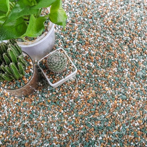 Image of 18lb Mix Rocks for Plants in Door -Mix Perlite,Maifanitum Stones,Zeolites Rocks for Bonsai Succulent Cactus Potting Soil and Vase Fillers, Fairy Gardening,Top Dressing