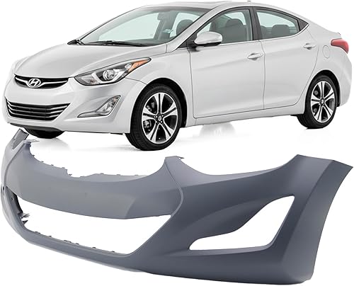 FitParts Compatible Con Cubierta de Parachoques Delantero 2014-2016 Hyundai Elantra GLS GL L Limited SE Sport Value Edition Sedan 14-16. Nuevo,