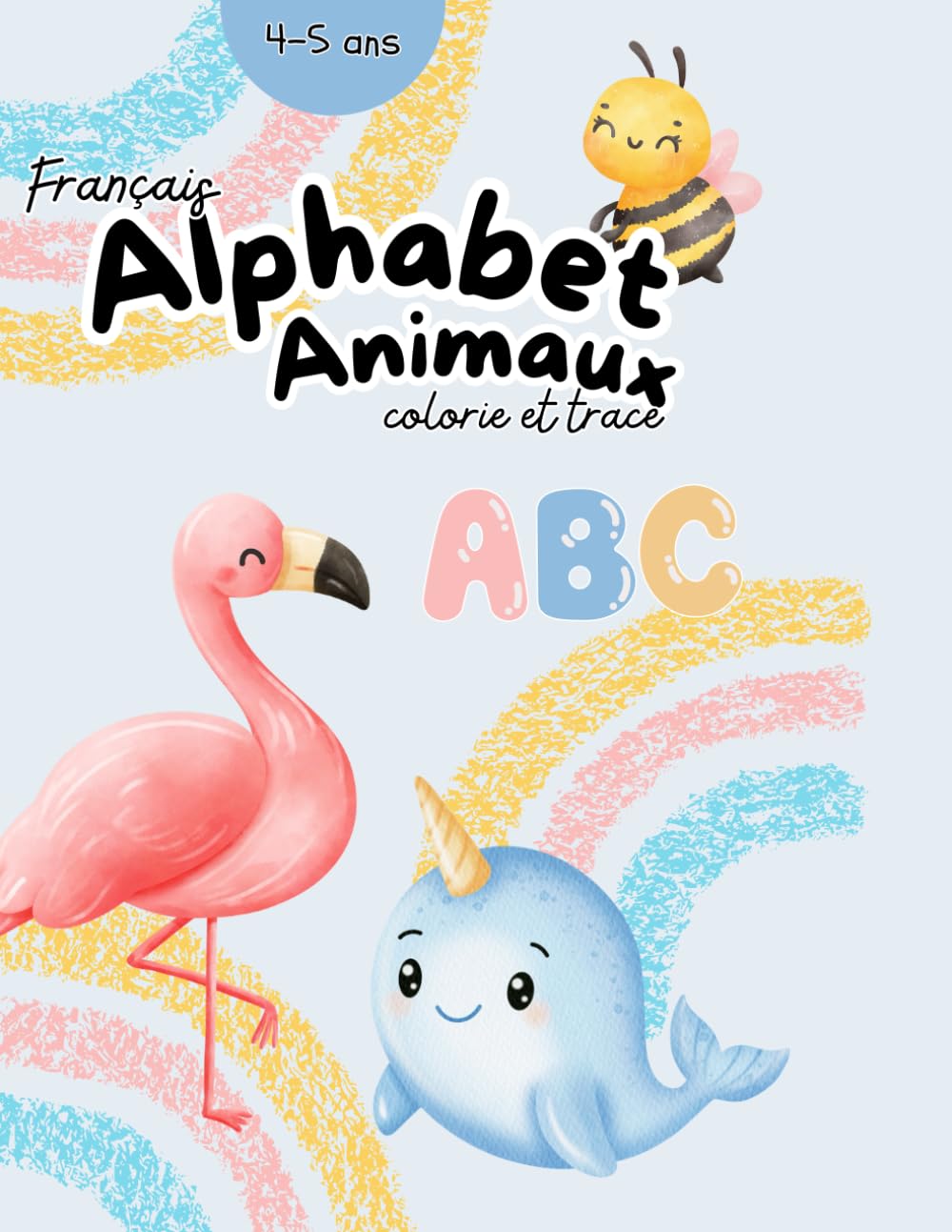 Alphabet des animaux: colorie et trace