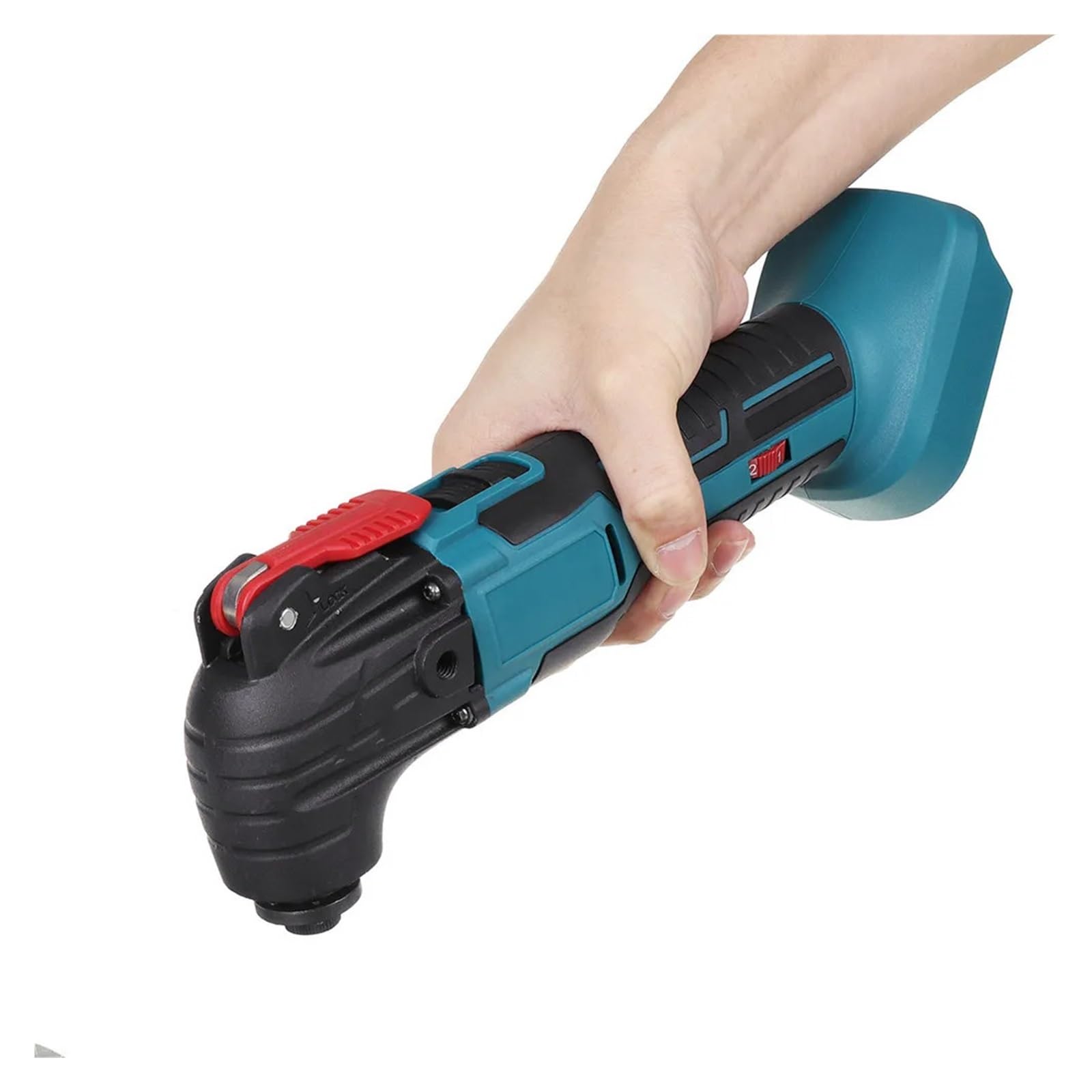 Oszillationswerkzeug, Schnurlose oszillierende Multi-Tools, elektrischer Trimmer, Säge, Erneuerer, Holzbearbeitung, Schnitt, Schaufel, Schleifen, Polieren, Werkzeug for 18 V-Batterie,Aggressiveres Sc
