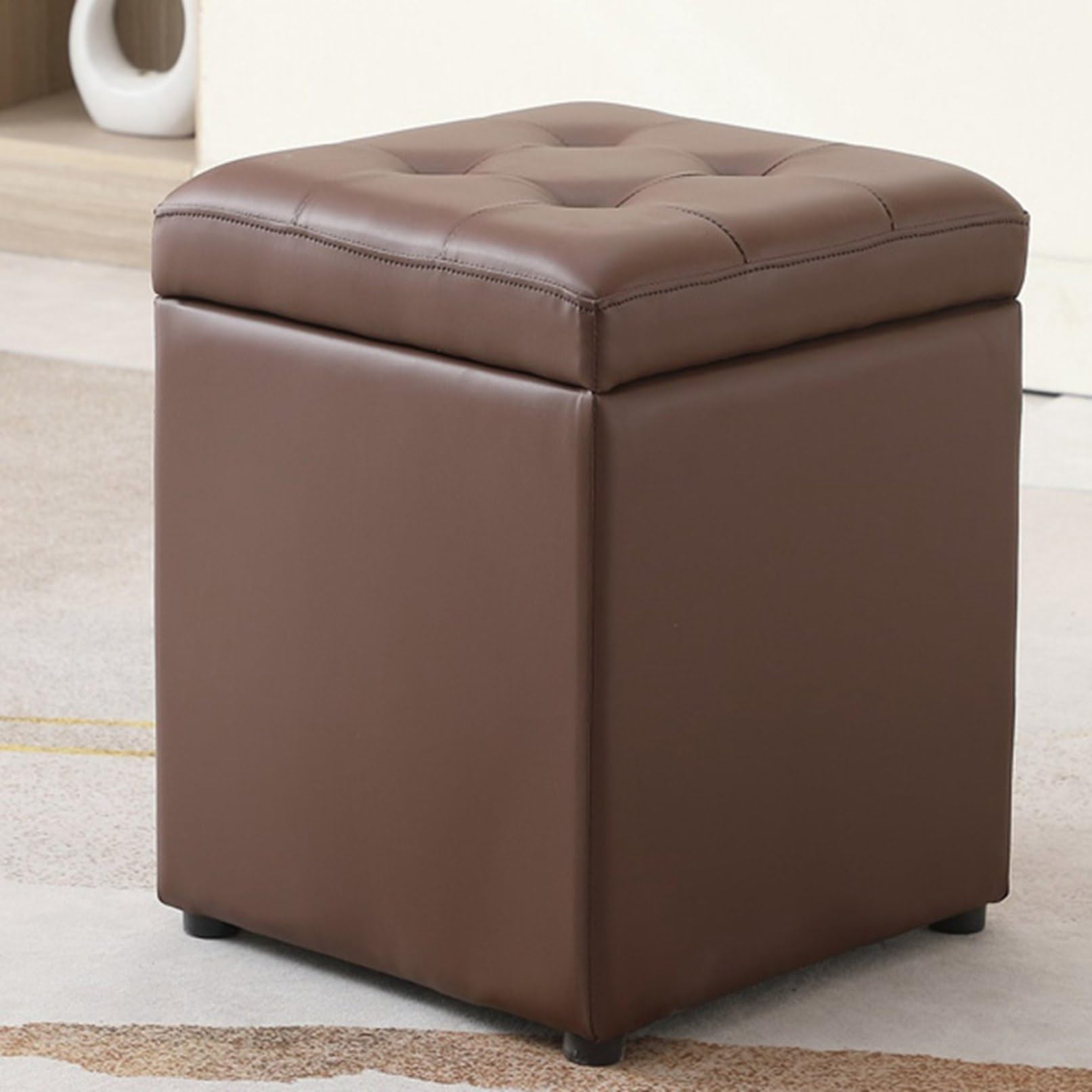 ストレージスツール⭐︎椅子　収納 楽天市場】ストレージスツール ライトグレー ベルベット Classic