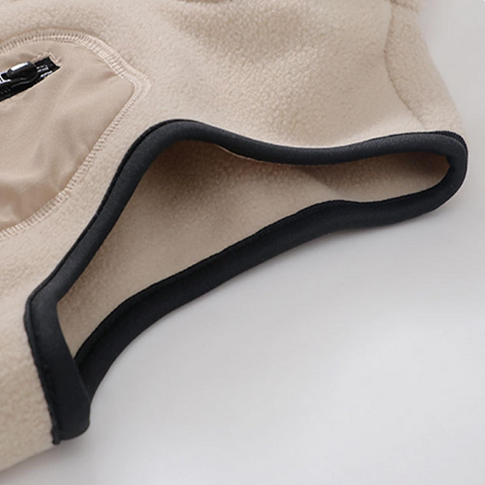 Generisch Garçons Gilet Polaire Enfant Chaud Doublé Sans Manches avec Fermeture Éclair pour Activités de Plein Air