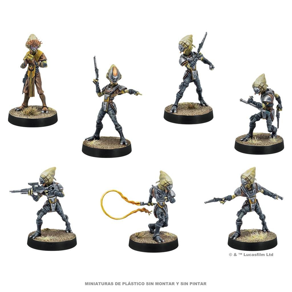 Star Wars Legion – Caja De Soldados Del Sindicato Pike Y Cabecilla (6 Miniaturas + 1 Líder)